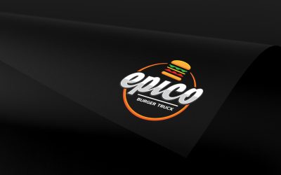 Epico burger – projekt logo