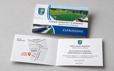Otwarcie stadionu w Borowiu – zaproszenie